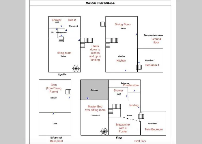 Дом отдыха Les Galineaux *